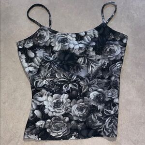 Custom Floral Y2K Crop Top With Zip
